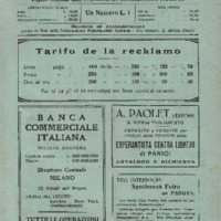 Itala esperantisto [IEF] = L'esperantista italiano [IEF] (1921; 02)