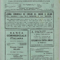 Itala esperantisto [IEF] = L&#039;esperantista italiano [IEF] (1921; 03)